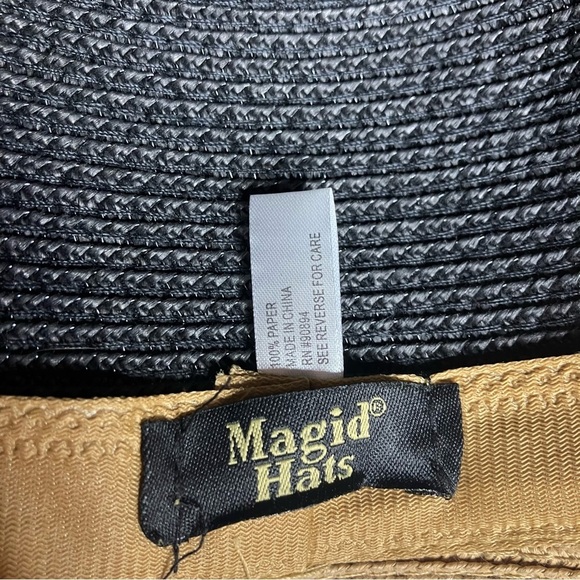 Magid hats tan & black sunhat 100% paper - Picture 6 of 6